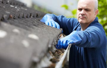 cleaning and inspecting Meal Bank roofs