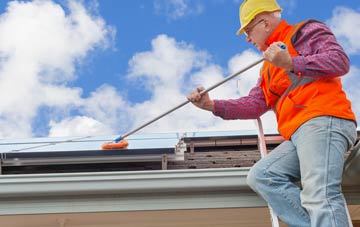 Meal Bank soft wash roof cleaning